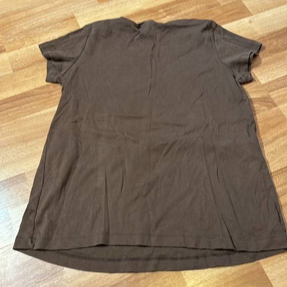 Motherhood maternity brown tee shirt. Size small - Picture 3 of 4